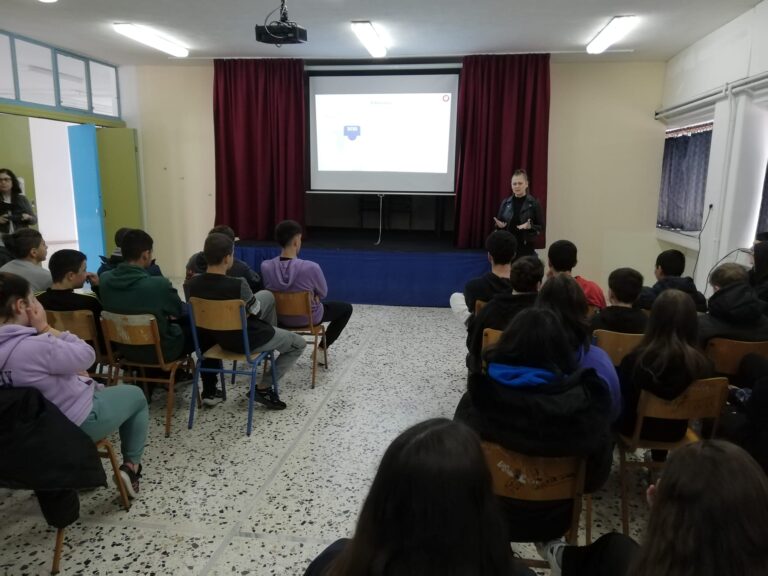 Ενημέρωση Αγωγής Υγείας στους μαθητές του Γυμνασίου Τοξοτών