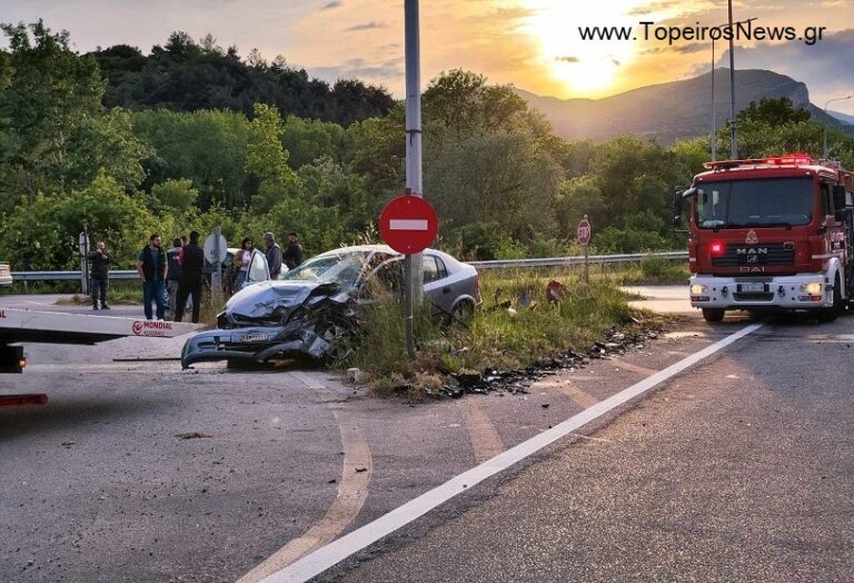 Τροχαίο ατύχημα στην διασταύρωση της Θαλασσιάς
