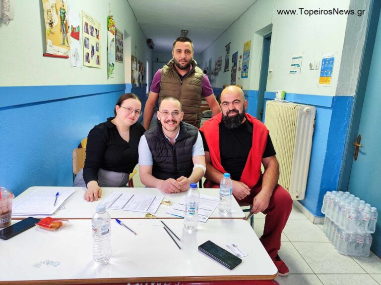 Με επιτυχία στέφθηκε η Εθελοντική Αιμοδοσία στην Κεντητή–Ηλιόπετρα από τον Σύλλογο της «ΑΓΑΠΗΣ»