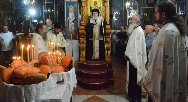 Θαλασσιά – Με λαμπρότητα ο εορτασμός της Ύψωσης του Τιμίου Σταυρού