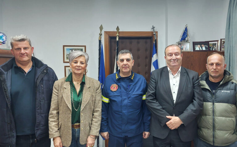 Επίσκεψη Διοικητή Πυροσβεστικών Υπηρεσιών Ν. Ξάνθης στον Δήμο Τοπείρου